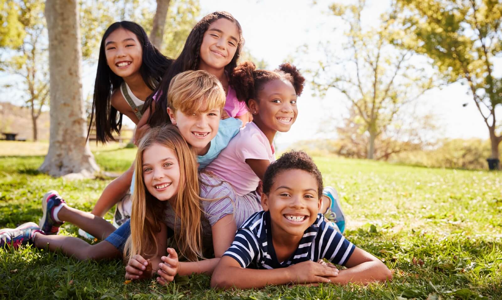 Group of Kids Smiling