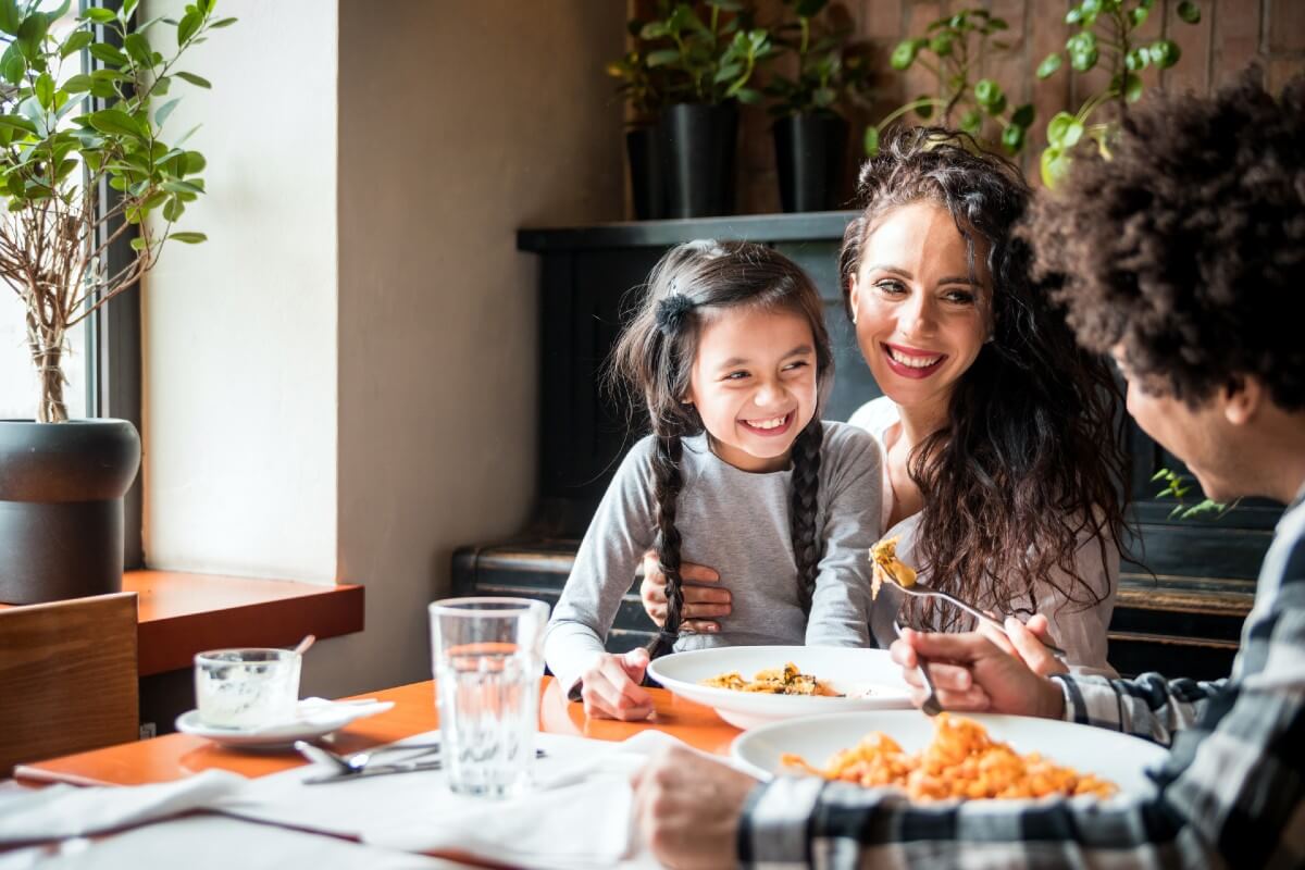 Family Eating Dinner